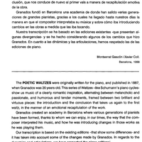 Valsos poétics - Preface