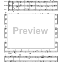 Prelude to Postlude: Ceremonial Music for String Trio - Score