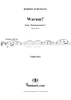 Fantasiestücke, Op. 12, No. 3, "Warum" (Why) - Violin