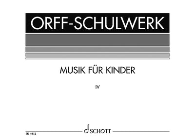 Musik für Kinder - Vocal And Performing Score