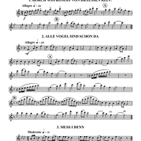 Five German Folk Songs - Flute 1