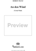 Six Songs, op. 26, no. 6: To the Wind  (An den Wind)