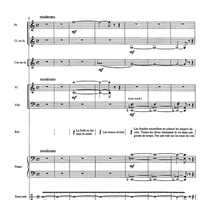 Sylvie et le paon - Score