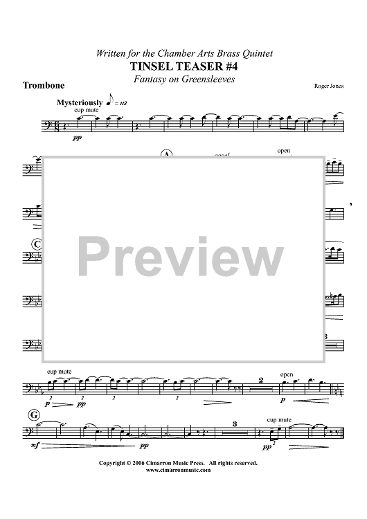 Tinsel Teaser #4 - Trombone