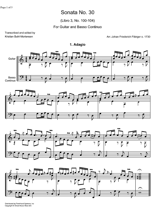 Sonata No.30 Libro  3 No.100-104