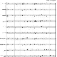 Music for the Royal Fireworks, No. 6: Minuet 2 - Score