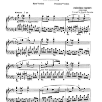 No. 7 - Étude Op. 10, No. 5 (First Version)