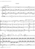 String Quartet in F Major, Movement 2 - Score