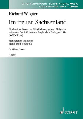 Im treuen Sachsenland - Choral Score