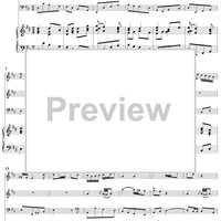 Trio Sonata No. 1 in D Major - Piano Score