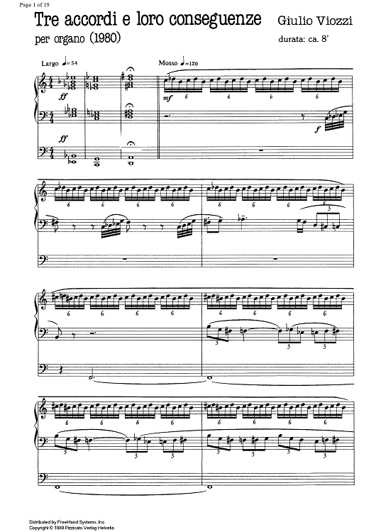 Tre accordi i lore conseguenze