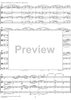 String Quartet No. 1, Movement 1 - Score