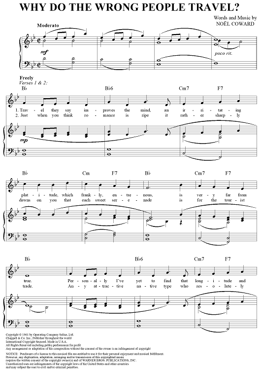 Why Do the Wrong People Travel?