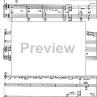 Destin (Symphonie à trois pour un drame) - Score