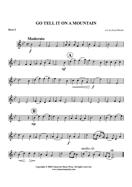 Holiday Treats, Volume 1 - Horn 2