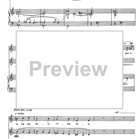 Tre odi saffiche - Score