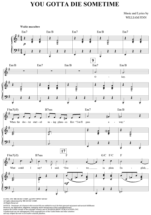 You Gotta Die Sometime