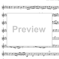 Three Part Sinfonia No. 6 BWV 792 E Major - E-flat Baritone Saxophone