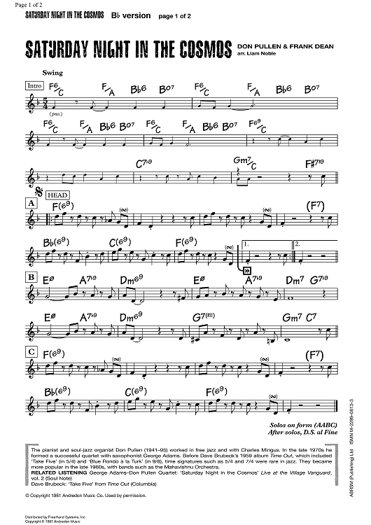 Saturday Night in the Cosmos