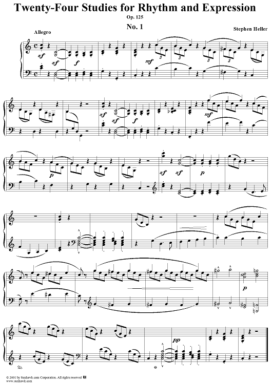 Twenty-Four Studies for Rhythm and Expression, Op. 125