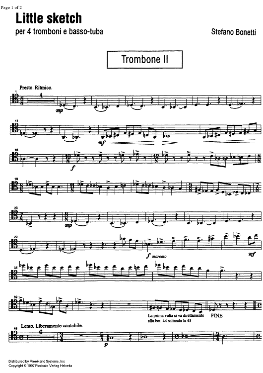 Little sketch - Trombone 2