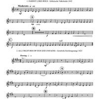 Three Hymn Settings - Trumpet 2 in Bb