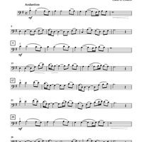Serenade for Cello Quartet - Cello 1