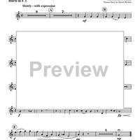 Danny Boy (Londonderry Air) - Horn 3 in E-flat and F