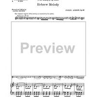 Hebrew Melody (Op. 33)