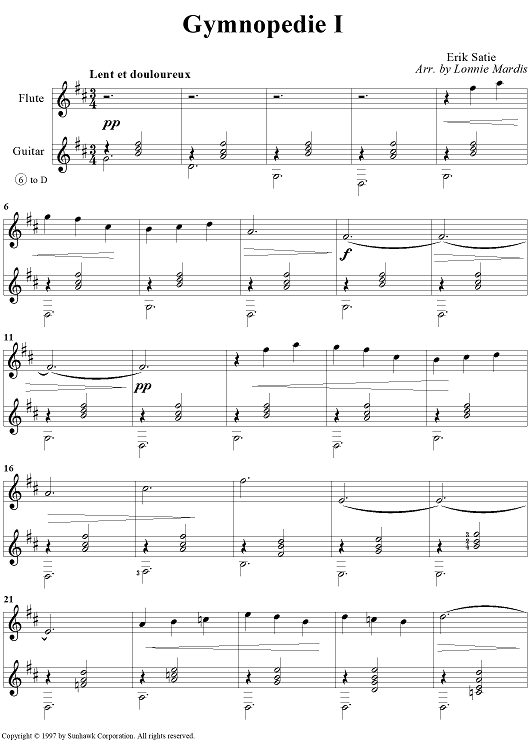 Gymnopédie No. 1