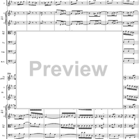 Brandenburg Concerto No. 4: Allegro - Score