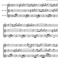 Three Part Sinfonia No. 5 BWV 791 Eb Major - Score