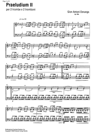 Praeludium II Op.46b - Score