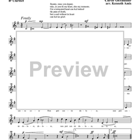 Belta poi che t'assenti - Clarinet in B-flat