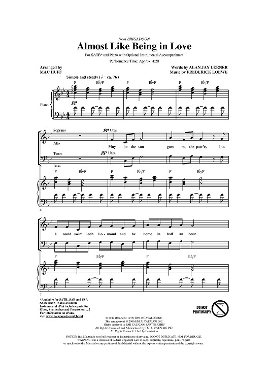 Almost Like Being In Love