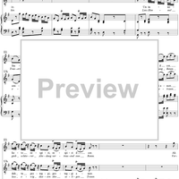 Del dì la massaggiera: No. 1 from "La donna del lago", Act 1 - Score