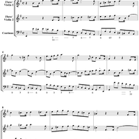 Suite in E Minor Op. 1, No. 6 - Score