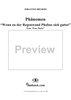 Four Duets, Op.61, No.3 Phänomen, "Wenn zu der Regenwand Phöbus sich gattet"