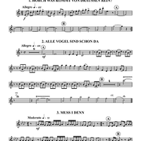 Five German Folk Songs - Flute 3