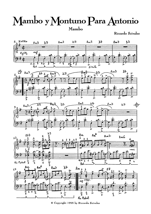 Mambo y Montuno Para Antonio