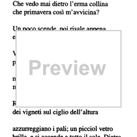 Beduta di collina - Score