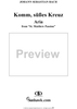 "Komm, süsses Kreuz", Aria, No. 57 from "St. Matthew Passion" - Piano Score
