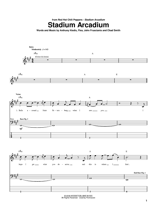 【値下げ・レア】レッチリ・ベース TAB譜StadiumArcadium 値下げ・レア】レッチリ・ベース TAB譜StadiumArcadium 値下げ