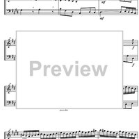 French Suite  6 E Major BWV 817 - Score