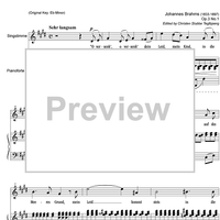 Liebestreu Op. 3 No. 1