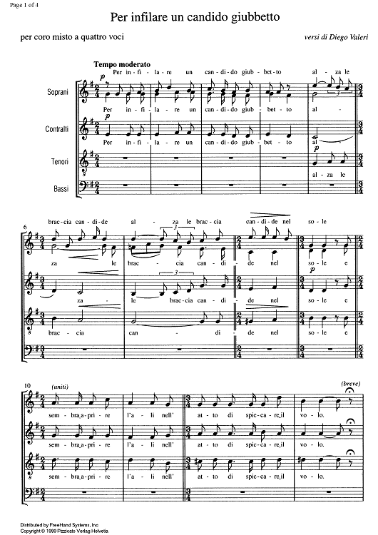 Per infilare un candido giubbetto