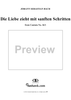 "Die Liebe zieht mit sanften Schritten", Aria, No. 2 from Cantata No. 36/1: "Schwingt freudig euch empor" - Piano Score