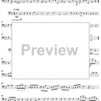 Cello Sonata No. 1 in B-flat Major, RV47 - Continuo