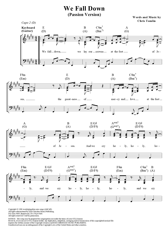 We Fall Down (Passion Version)