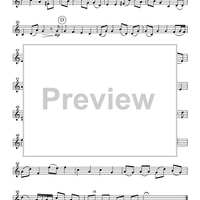 Wachet Auf - Chorale from Cantata #140 - Part 2 Flute, Oboe or Violin